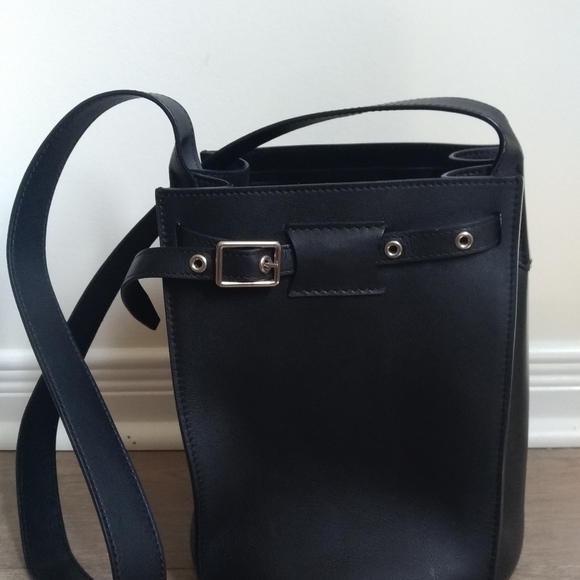 PRISTINE Authentic Celine black Calfskin crossbody bag - Picture 4 of 11